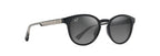 Maui Jim Hiehie SHINY BLACK & TRANS LIGHT GREY GS636-14 Sunglasses size 50 – Dayal Opticals