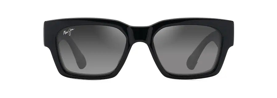 Maui Jim Kenui Shiny Black & Trans Light Grey GS642-14 Sunglasses – Dayal Opticals
