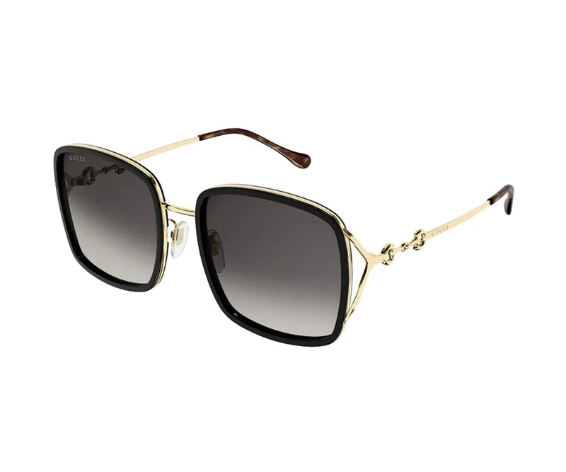 Gucci 1016SK Gold & Black 001 Size 58, Sunglasses - Dayal Opticals