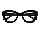 Gucci 1555O Transparent Black 001 Size 50, Frame - Dayal Opticalss