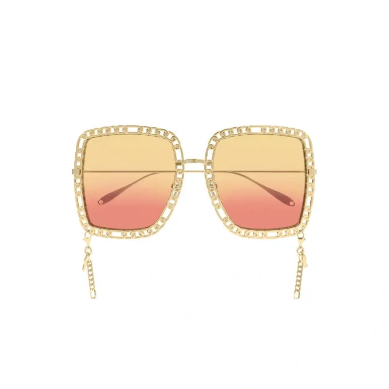 Gucci 1033S Gold & Shiny Yellow 001 Sunglasses, Size 57 – Dayal Opticals