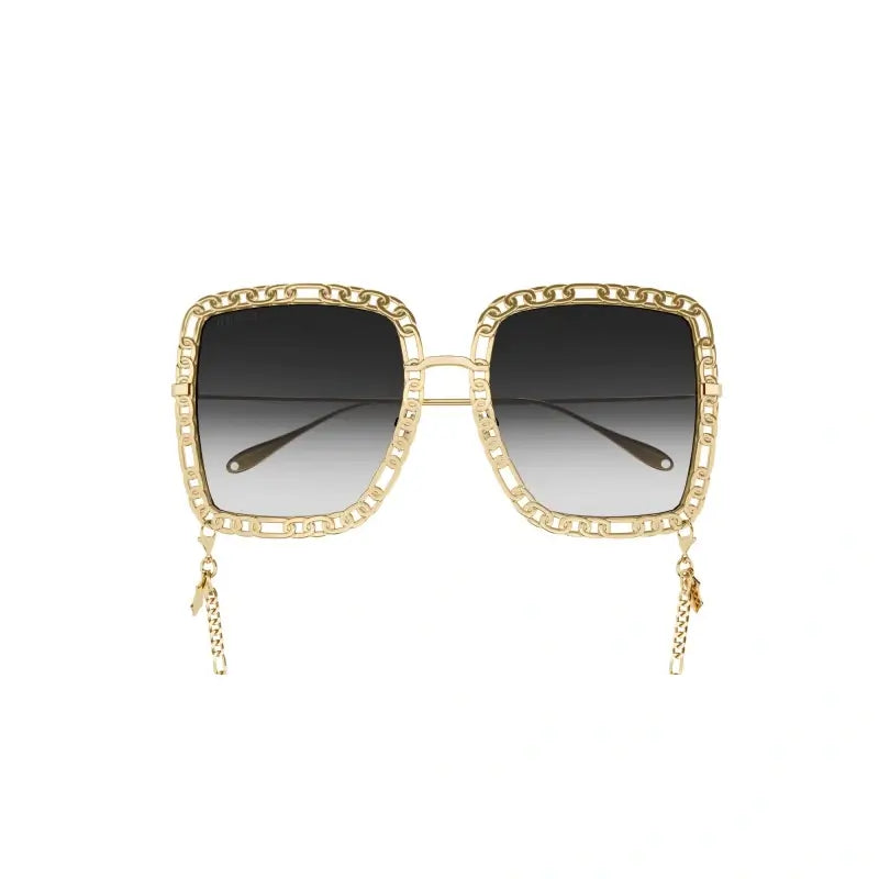 Gucci 1033S Gold & Grey 002 Sunglasses, Size 57 – Dayal Opticals