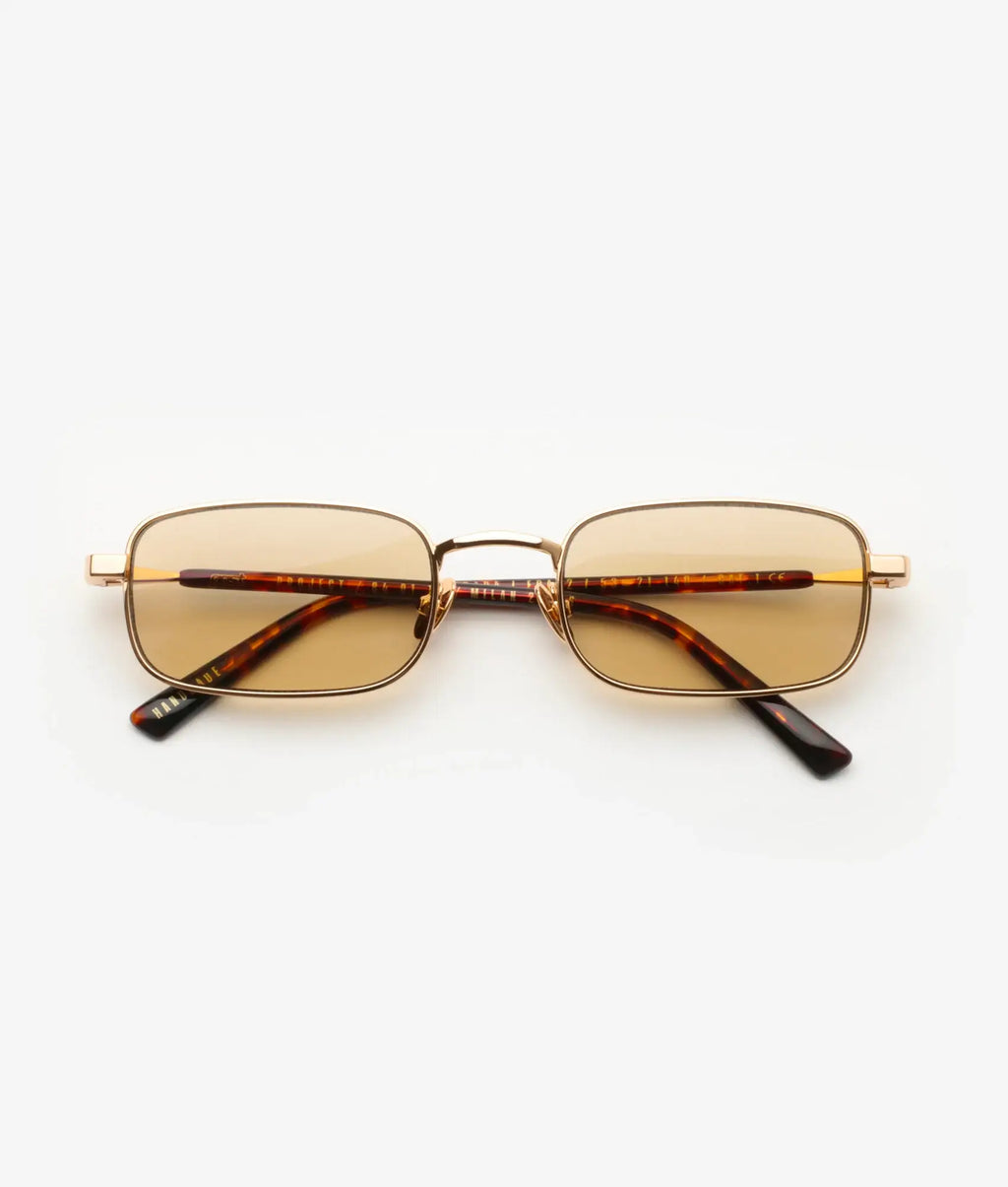 Gast Edara Shiny Gold Classic Havana  Eda02 Sunglasses, size 53 - Dayal Opticals India