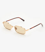 Gast Edara Shiny Gold Classic Havana  Eda02 Sunglasses, size 53 - Dayal Opticals India