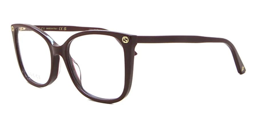 Gucci 0026O  Burgundy  012 Size 53, Frame – Dayal Opticals
