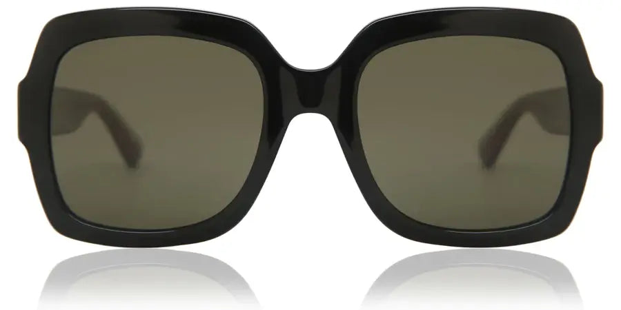 Gucci 0036SN Shiny Black Brown 002 Size 54, Sunglasses - Dayal opticals     