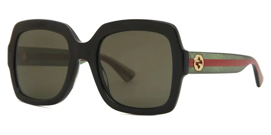 Gucci 0036SN Shiny Black Brown 002 Size 54, Sunglasses - Dayal opticals     