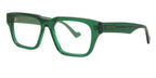 Gucci 0963O Green Transparent 004 Size 53, Frame - Dayal Opticals