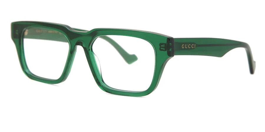 Gucci 0963O Green Transparent 004 Size 53, Frame - Dayal Opticals