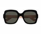 Gucci 1337S Shiny Black & Nude 008 Size 54 , Sunglasses - Dayal Opticals 