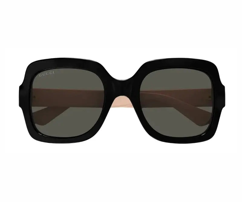 Gucci 1337S Shiny Black & Nude 008 Size 54 , Sunglasses - Dayal Opticals 