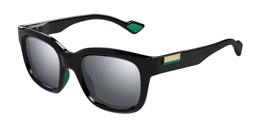 Gucci 1621S Black & Grey 001 Size 53, Sunglasses - Dayal Opticals