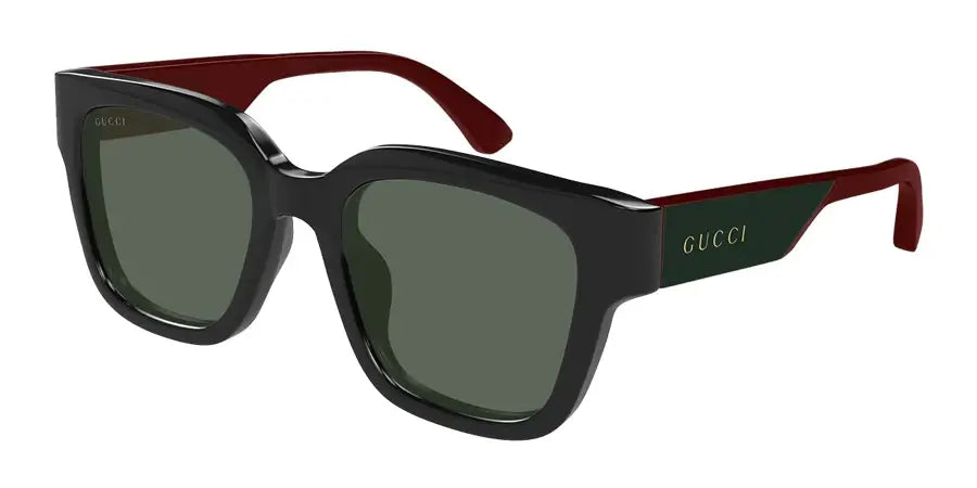 Gucci 1670SK Black & Green 005 Size 52, Sunglasses - Dayal Opticals