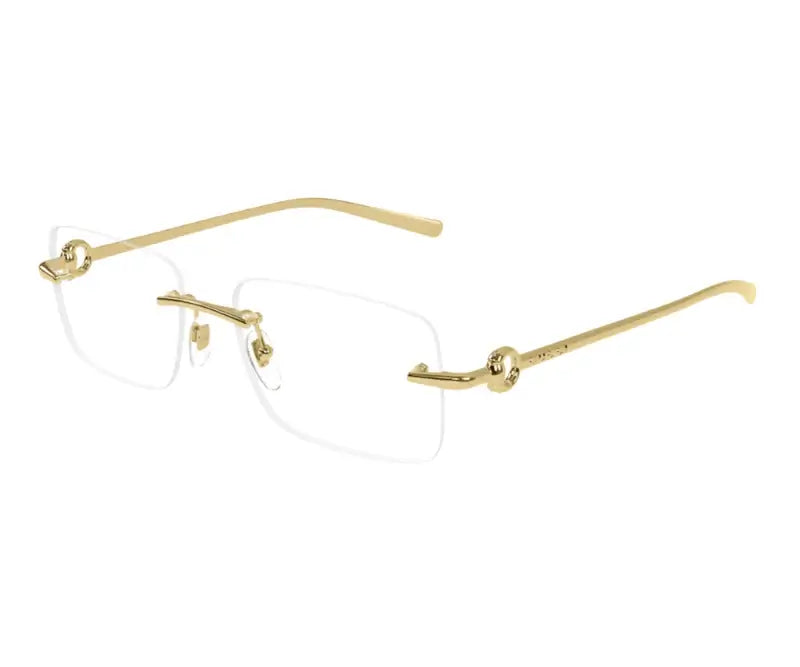 Gucci 1703O Gold & Clear 003 Size 55, Frame  - Dayal Opticals 