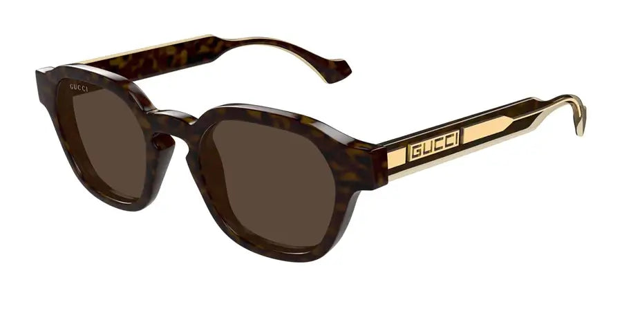 Gucci 1730S Tortoise & Brown 002 Size 50, Sunglasses - Dayal Opticals