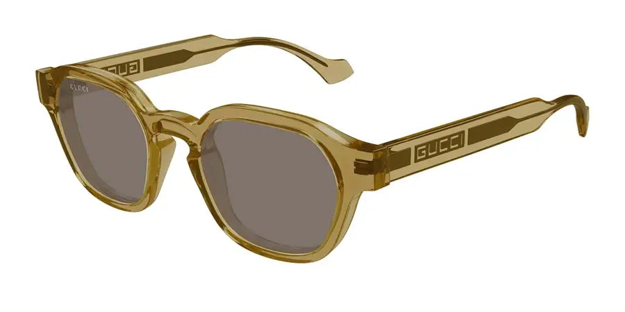 Gucci 1730S Yellow & Brown 003 Size 50, Sunglasses - Dayal Opticals