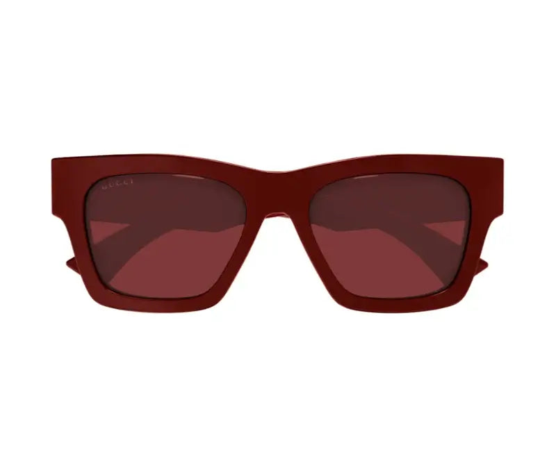 Gucci 1835S Burgundy 003 Sunglasses, Size 52 -Dayal Opticals 