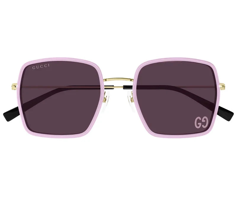 Gucci 1848S Gold Violet 005 Sunglasses, Size 52 – Dayal Opticals