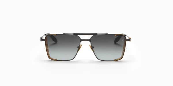 Akoni Hera Matte Black- Matte Yellow Gol  Aks203D Size 58, Sunglasses - Dayal optical