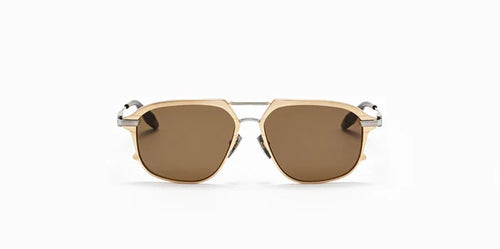 Akoni Icarus Brushed White Gold Aks206-C Size 58, Sunglasses - Dayal opticals  