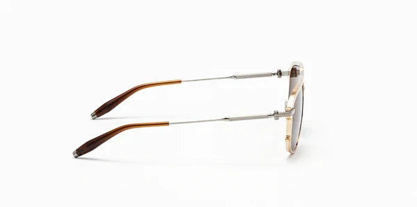 Akoni Icarus Brushed White Gold Aks206-C Size 58, Sunglasses - Dayal opticals  