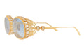 ANNA KARIN BILLION $ BOO GOLD CRYSTAL ICE 58 SUNGLASSES