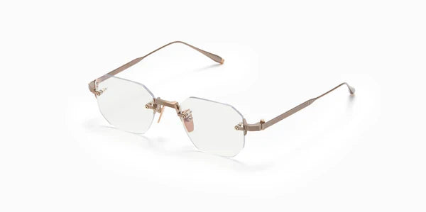 Akoni Juno One Antiqued White Gold Akx308-B Size 47, Frame - Dayal opticals 