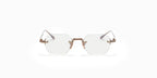 Akoni Juno One Antiqued White Gold Akx308-B Size 47, Frame - Dayal opticals 