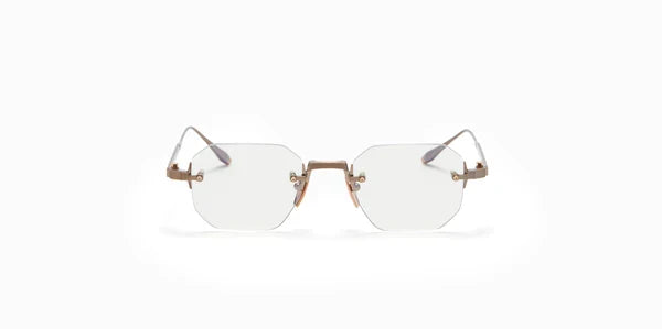 Akoni Juno One Antiqued White Gold Akx308-B Size 47, Frame - Dayal opticals 