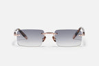 John Dalia R01 C512 Tortoise & Grey   size 54 Rectangle Sunglasses - Dayal Opticals
