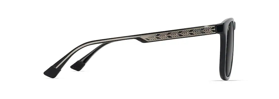 Maui Jim Kupaa Shiny Black Light Grey GS641-14 Sunglasses size 55,- Dayal Opticals   