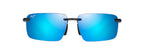 Maui Jim Laulima 
Shiny Grey B626-14
 Sunglasses, Size 61 Dayal Opticals