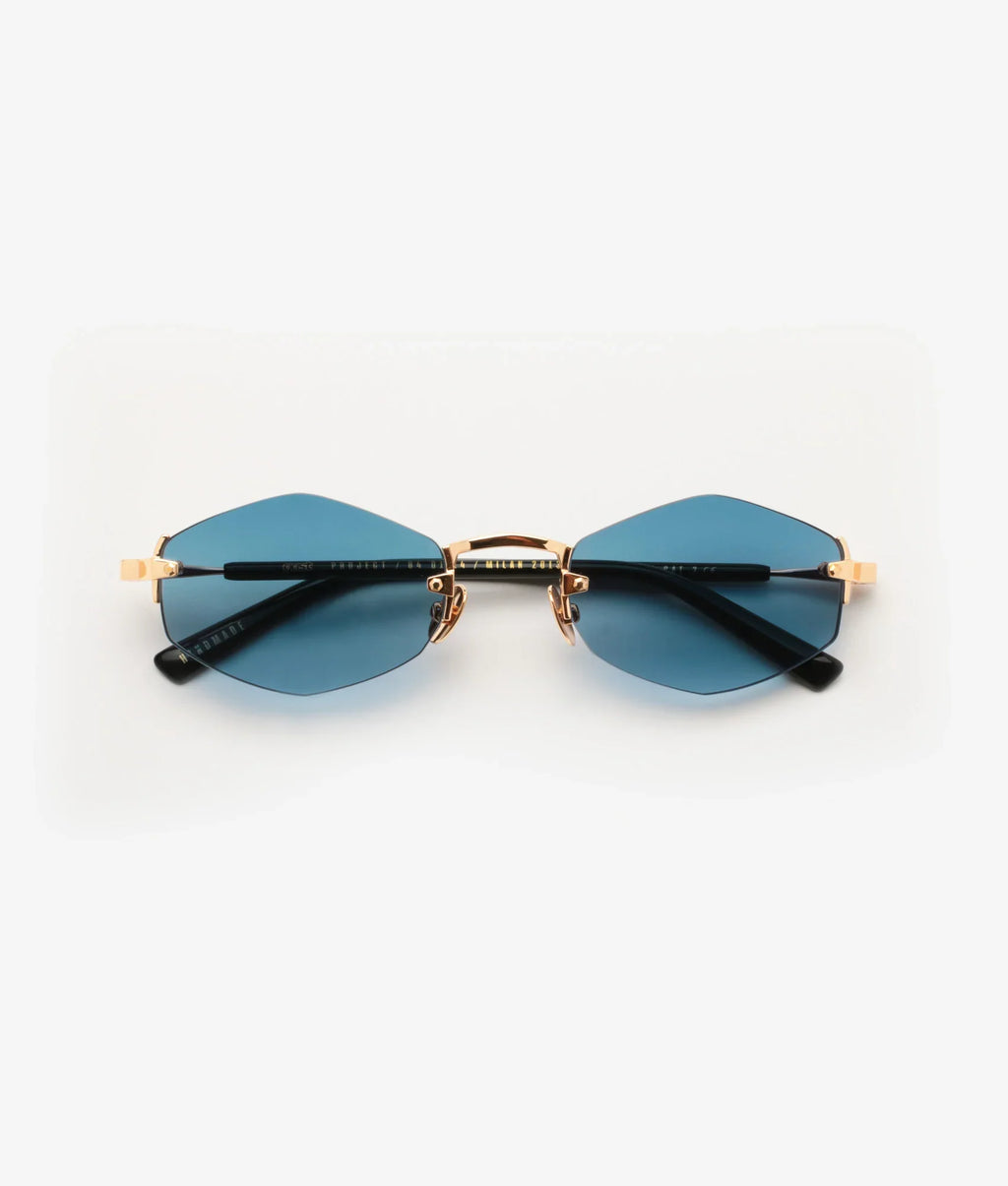 Gast Lunar Gold & Blue Lu04 Sunglasses, Size 52 - Dayal Opticals India