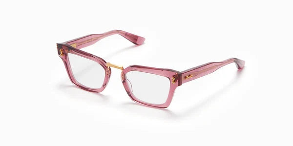 Akoni Luna Crystal Cherry & Brushed Gold Akx419-D Size 49, Frame - Dayal opticals  