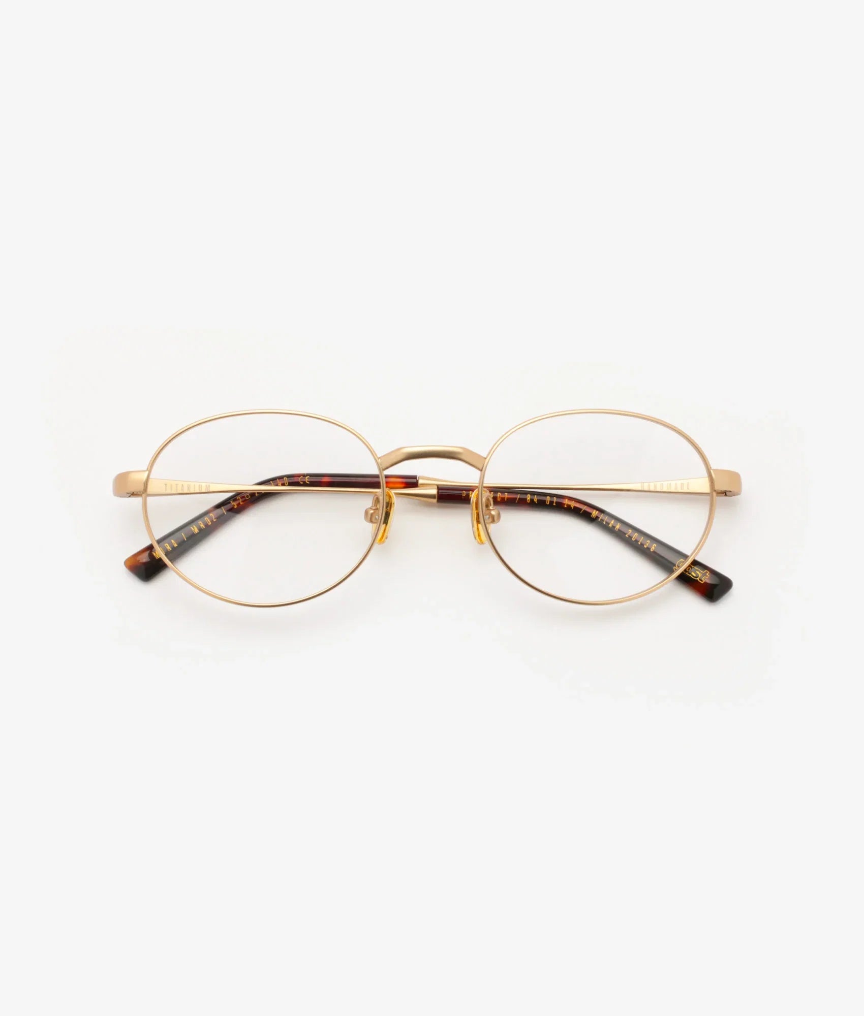 Gast Mira Matte Gold Mr02 Frame, Size 52  - Dayal Opticals India