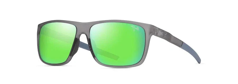 Maui Jim Lehopulu Matte Transparent Grey Green GM598-14 sunglasses, size 58 – Dayal Opticals