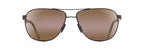 Maui Jim Castles Matte Chocolate H728-01M Sunglasses, Size 62 – Dayal Opticals