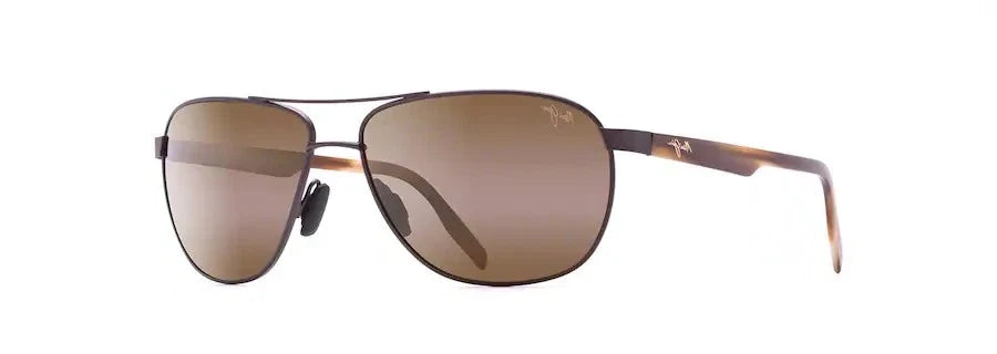 Maui Jim Castles Matte Chocolate H728-01M Sunglasses, Size 62 – Dayal Opticals