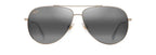 Maui Jim Hauoli Xl 
Shiny Light Gold & Crystal 674-16A Sunglasses, Size 62 – Dayal Opticals