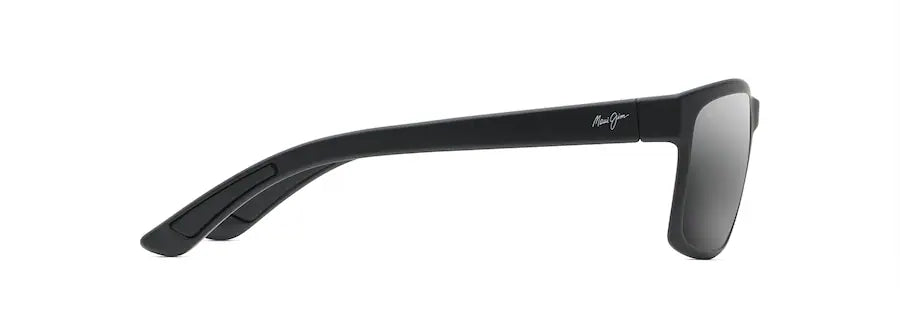 Maui Jim Pokowai Arch Matte Black Grey  439-2M Sunglasses, 58 Size  Dayal Opticals