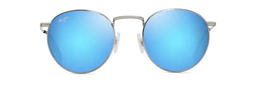 Maui Jim Pukaua
Shiny Silver & Blue & Green  B667-17B
 Sunglasses, Size 50 Dayal Opticals