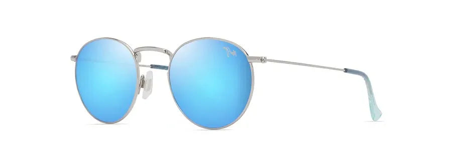Maui Jim Pukaua
 Shiny Silver & Blue & Green  B667-17B
 Sunglasses, Size 50 Dayal Opticals