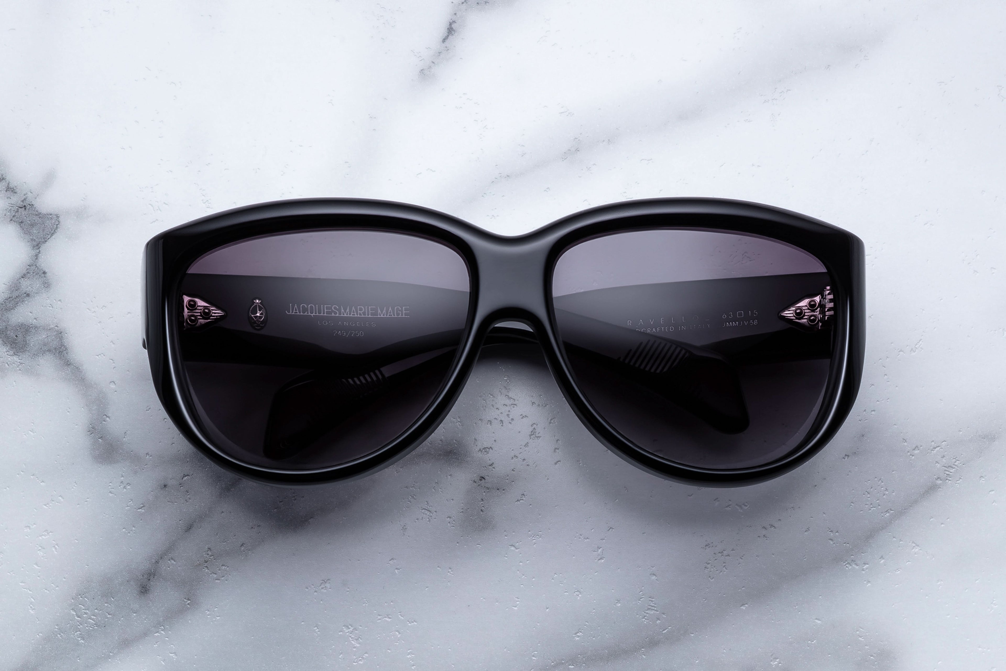 JACQUES MARIE MAGE RAVELLO 242/250 JMMJV58 RAVEN 63 SUNGLASSES