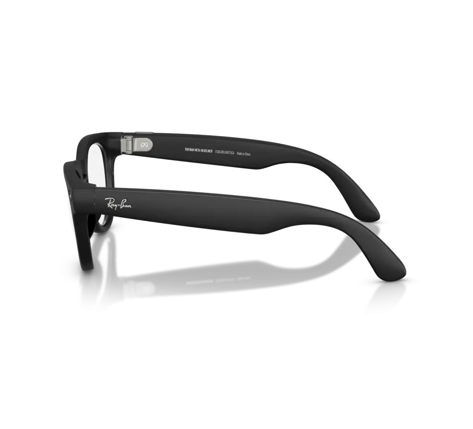 RAY BAN META 4013 MATTE BLACK CLEAR BLUE LIGHT FILTER