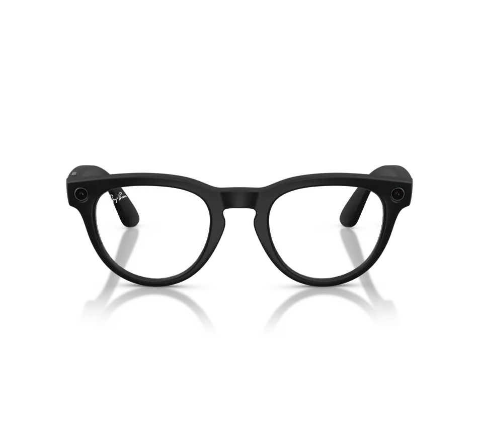 RAY BAN META 4013 MATTE BLACK CLEAR BLUE LIGHT FILTER