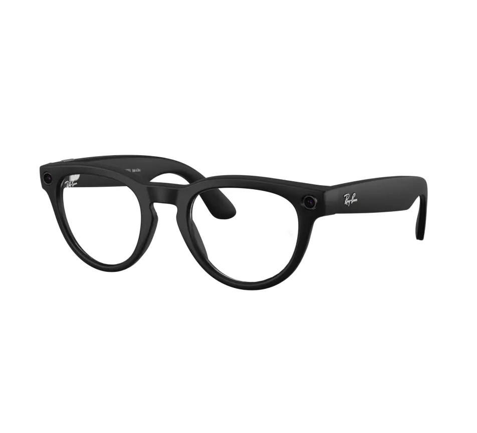 RAY BAN META 4013 MATTE BLACK CLEAR BLUE LIGHT FILTER