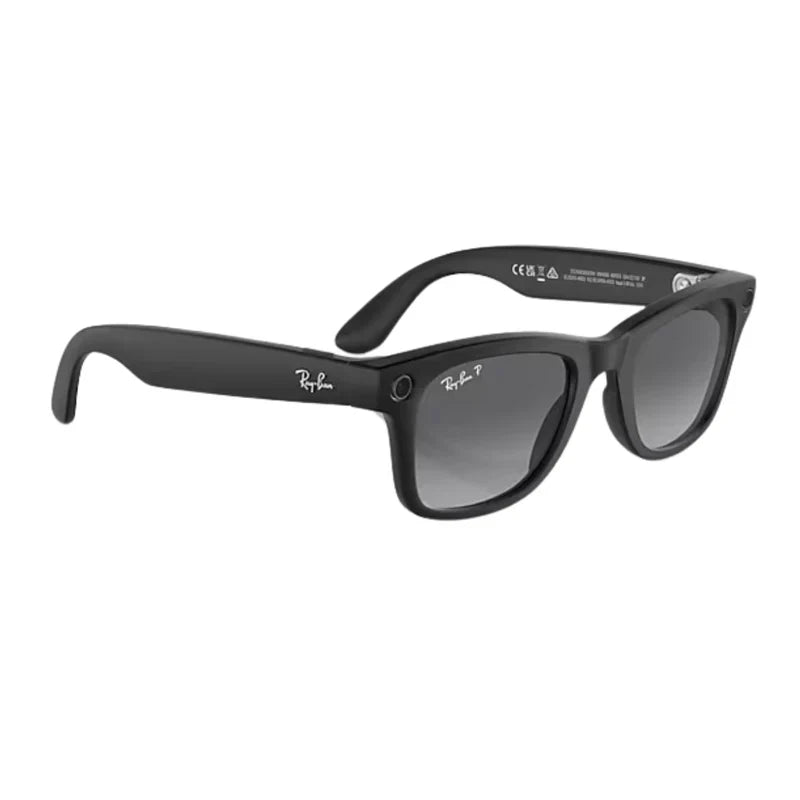 Ray-Ban Meta 4008 Matte Black Polar Gradient Graphite Smart Glasses - Dayal Opticals 
