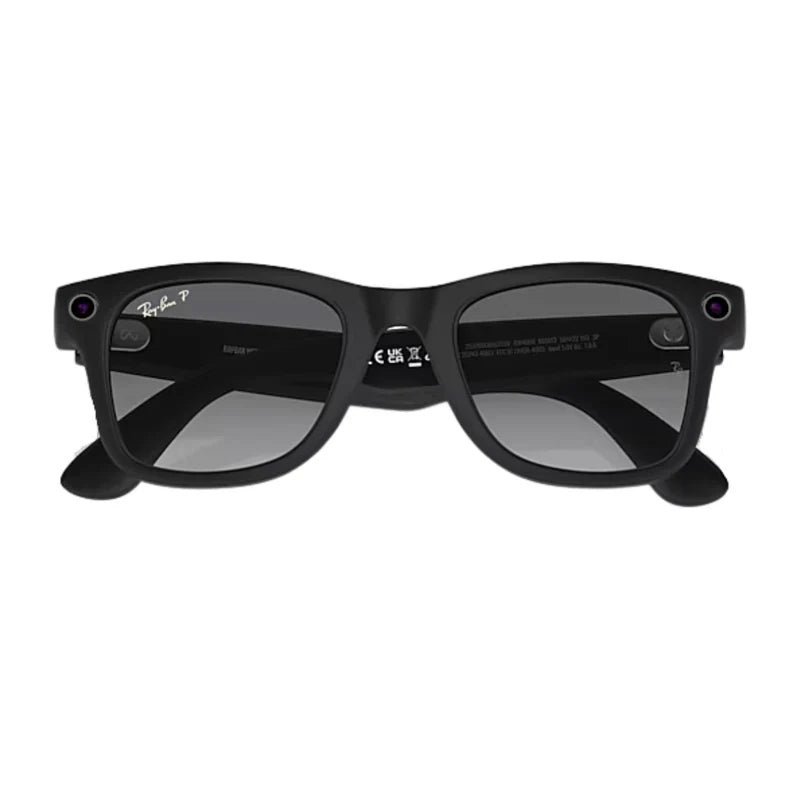 Ray-Ban Meta 4008 Matte Black Polar Gradient Graphite Smart Glasses - Dayal Opticals 