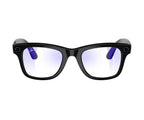 Ray-Ban Meta 4008 Matte Black acetate Wayfarer eyewear with clear blue light filter lenses – Unisex – Dayal Opticals