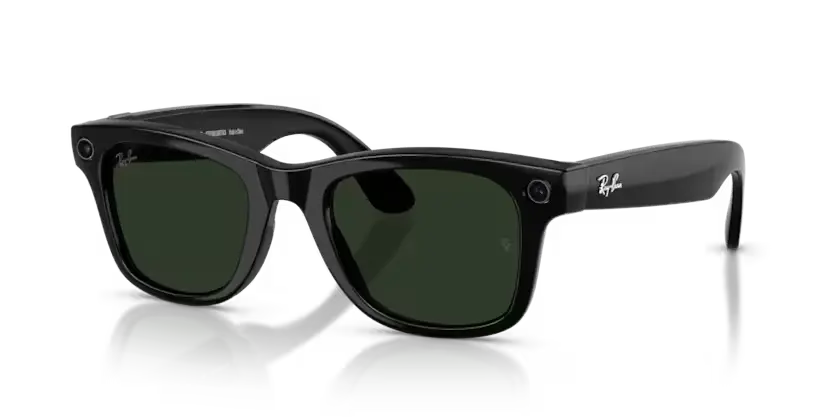 Ray-Ban Meta 4012 Shiny Black smart glasses with Transition Graphite Green lenses – Dayal Opticals